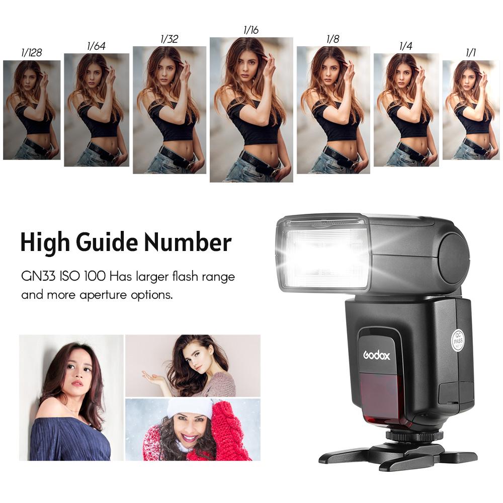 Godox TT520 bliț electronic Speedlite universal pentru cameră + AT-16 2.4G declanșare fără fir