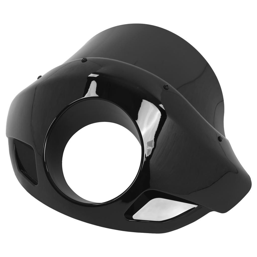 Motorcycle Front Headlight Bat Wing Fairing Aerodynamic Modification Replacement for FL Touring