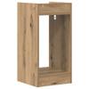 Plant Stand Artisan Oak 30 x 30 x 60 cm Engineered Wood