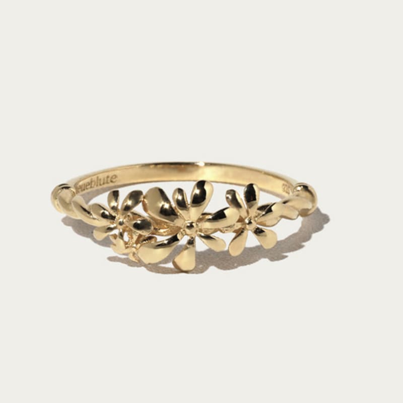 neueblute Leaf Ring