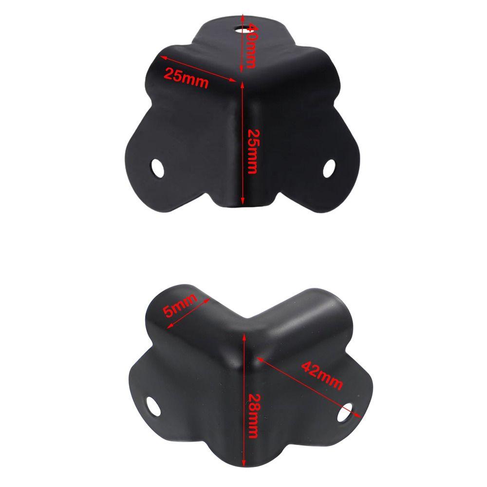Iron Corner Covers Black Speaker Corner Protectors Iron Corner Covers Box Corner Decor Speaker Accessories