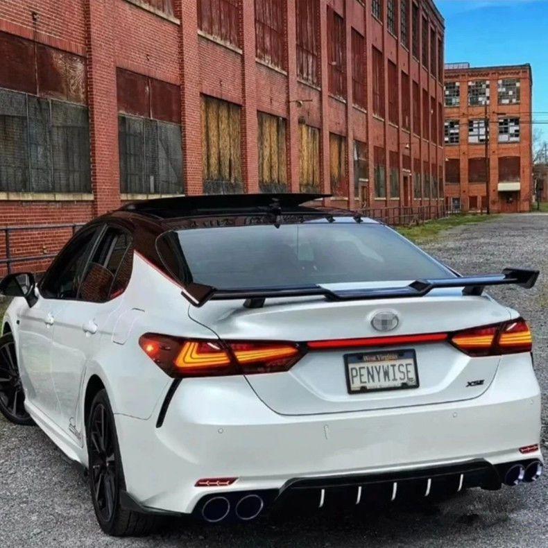 Toyota Camry TRD Sports Style Seagull Rear Wing Modification