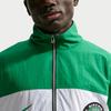 Nike FW25 Football Replica Tracksuit Nigeria 1996 Edition Color Block Stand Collar Loose Fit Zip Long Sleeve Jacket Men Tracksuit Green II6993-310