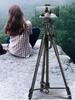 Camera Tripod: Mirrorless & Phone Stand with Fill Light and Stabilizer for Live Streaming, Selfies, and Outdoor Videos