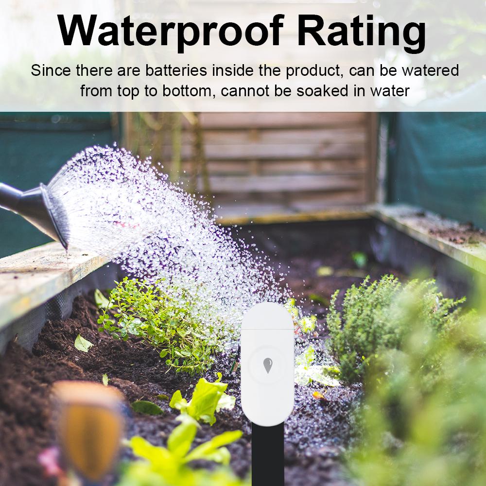 Temperature Humidity Moisture Detector Smart Soil Tester Moisture Sensor Phone App RealTime Monitor for Home Garden