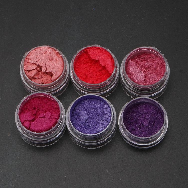 Kosmetisches perlmuttfarbenes natürliches Glimmermineralpuder Epoxidharzfarbe Perlenpulver