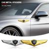 3D Metal  Front Hood Cover Wing-shaped Badge Logo Stickers For Bentley Continental GT MULLINER Bentayga Flying HurtlingSpurlogo