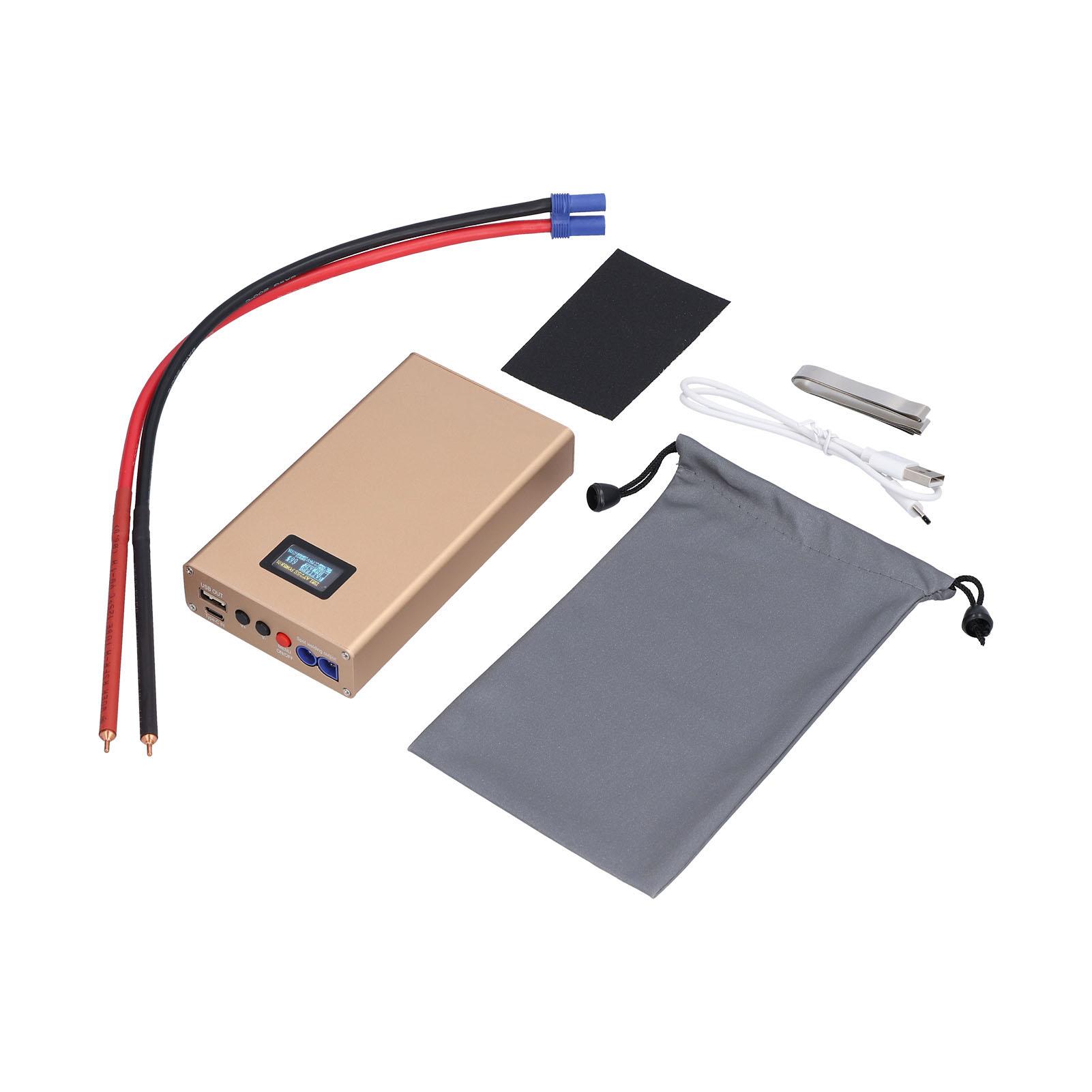 

Spot Welder Adjustable Battery Welding Machine 20 Gears Portable with Type C Interface