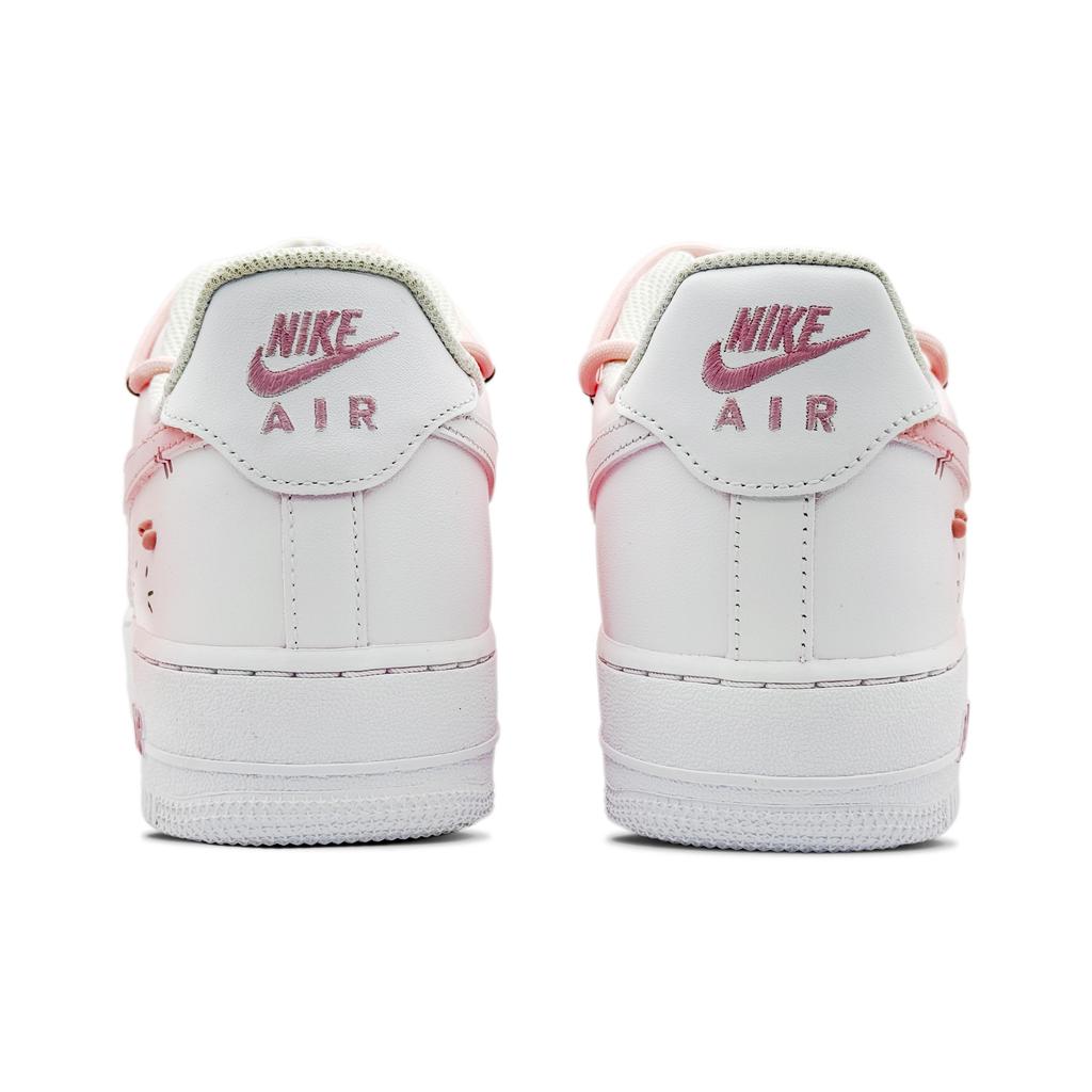 Nike Air Force 1 Kitten Meowth Waterproof Low top Skateboard Shoes Unisex Pink White CW2288-111(Team625-)