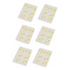 36PCS Drum Dampeners Gels Silicone Gel Pads Soft Drum Dampeners for Drums Cymbals Tone Control Yellow White Dots