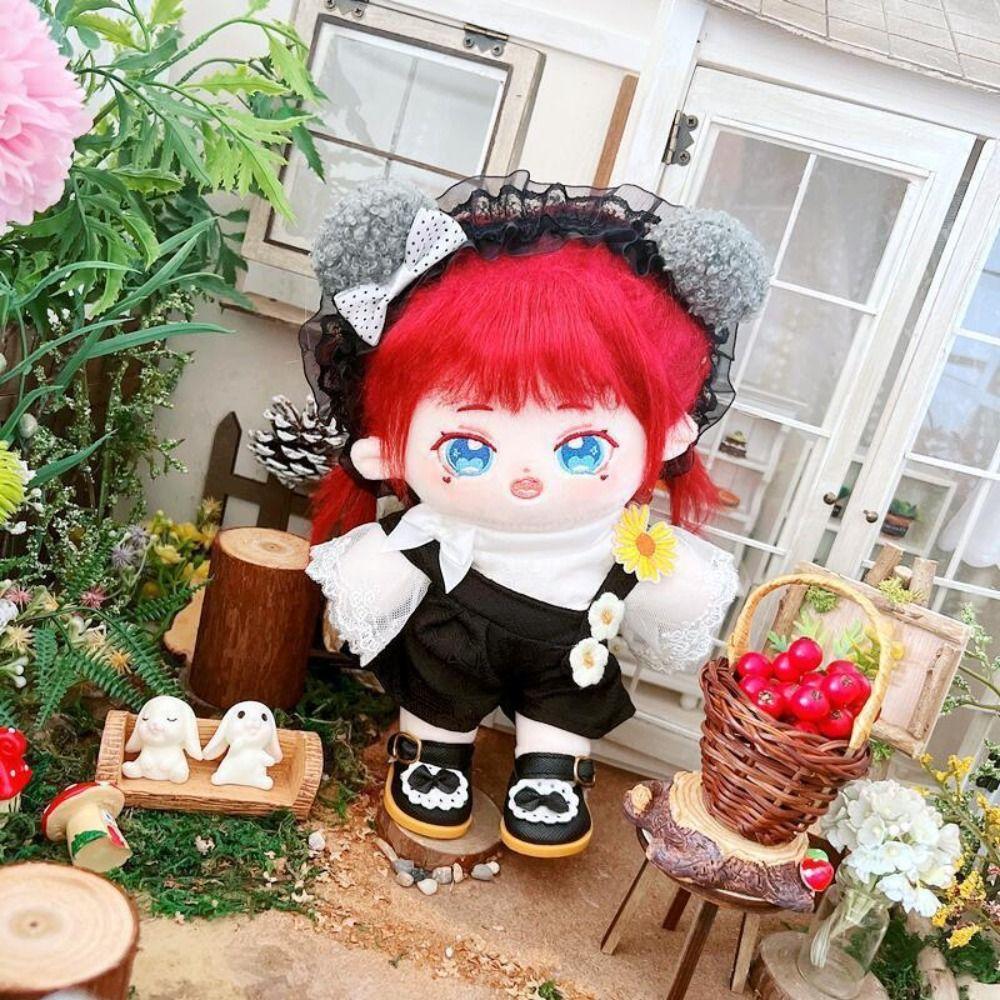 Outfit Mini Clothes Cotton Stuffed Dolls Doll Plush Vest Doll Fur Coat 20cm Doll Clothes Doll Pants