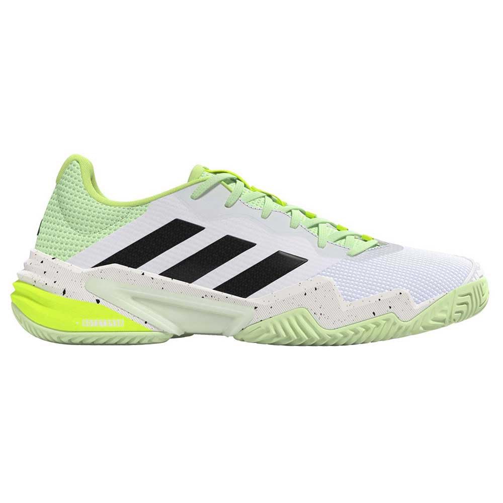 

[Adidas] Tennis Shoes Barricade 13 Tennis LZR24 Footwear WhiteCore BlackSemi Green Spark (IG3114) 28.0 cm