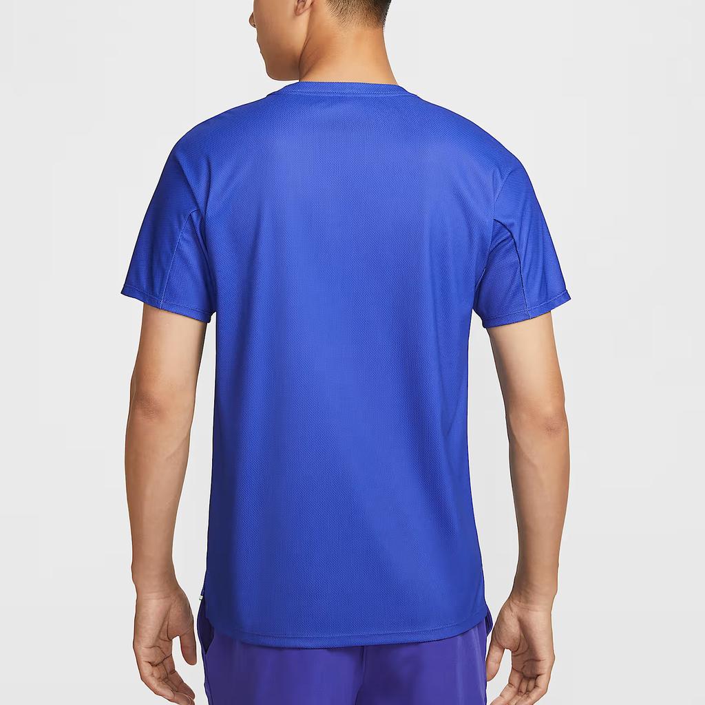 Nike Court SlamDri FIT ADV Tennis Top Men's Midnight Blue/White