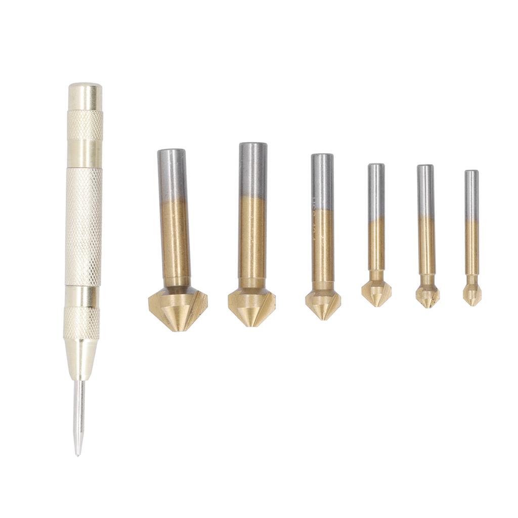 Buy 7Pcs Countersink Drill Bit Set 