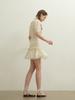 Non Search Frill Mini Dress/Cream