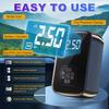 Ultra-Fast 150W Portable Car Tire Inflator with LED Light - USB Rechargeable, Safe & Efficient Air Compressor for Cars, Motorcycles & Balls