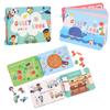 Busy Montessori Quiet Book Early Childhood Education Matching Sticker Kids Gifts