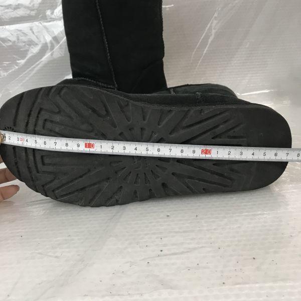 USA UGG Classic Short Mouton Boots [24.0/Black] S/N5825 Shoes(USED)