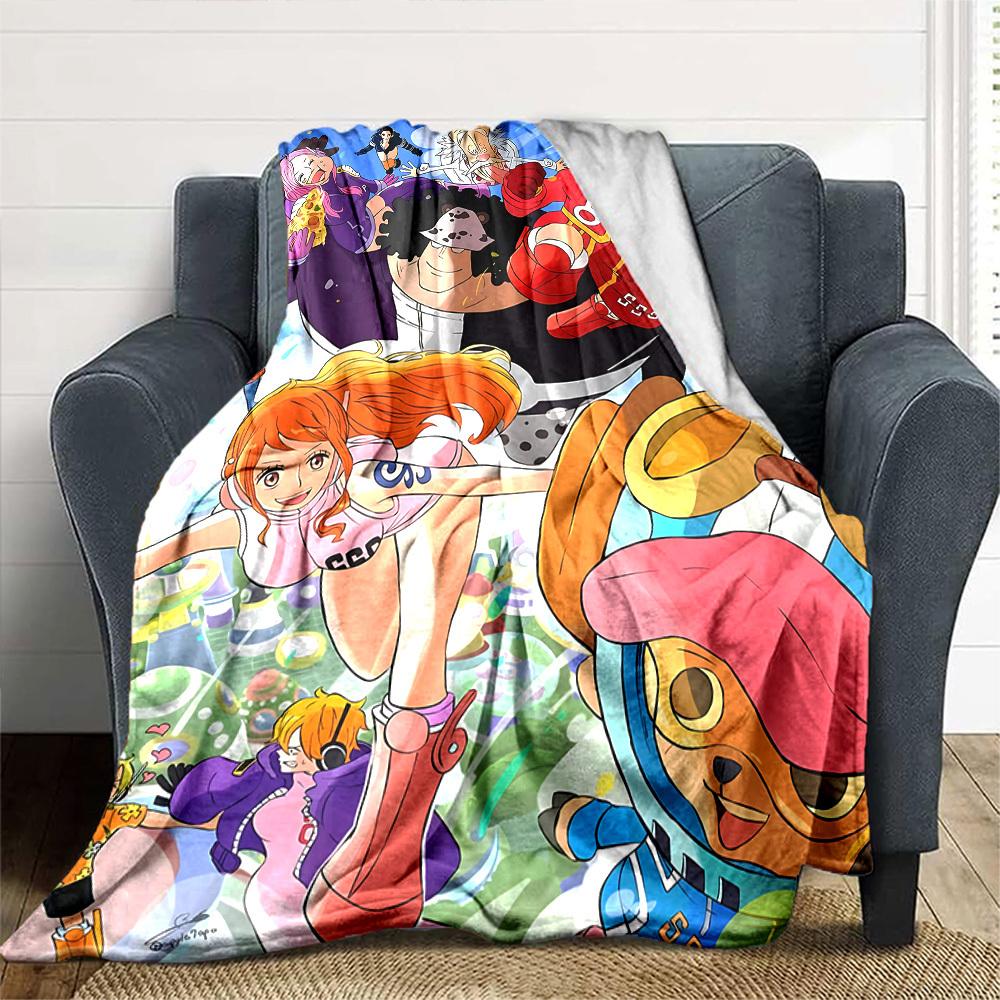 1pc One Piece Throw Blanket Soft Flannel, Cozy All Season Polyester Perfect for Home, Office