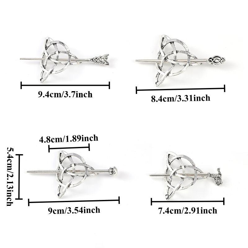 Vintage Viking Celtic Knot Hair Clip Women's Hair Clip Hair Accessories Party Accessories Valentine's Day Birthday Gift