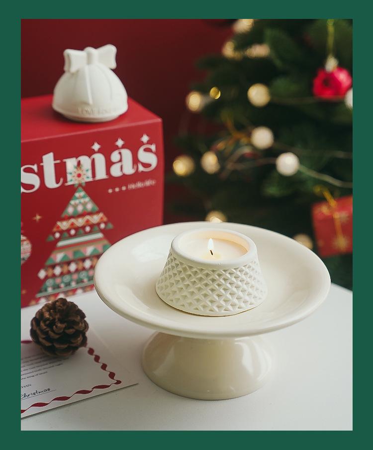 Christmas Scented Candle Set: Handmade Fragrance Ornaments for Festive Atmosphere and Gift-Giving