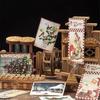138Pcs Christmas Material Paper Stickers Kits Die Cut For Scrapbooking Journal Planner Photo Album Sticker Card Making