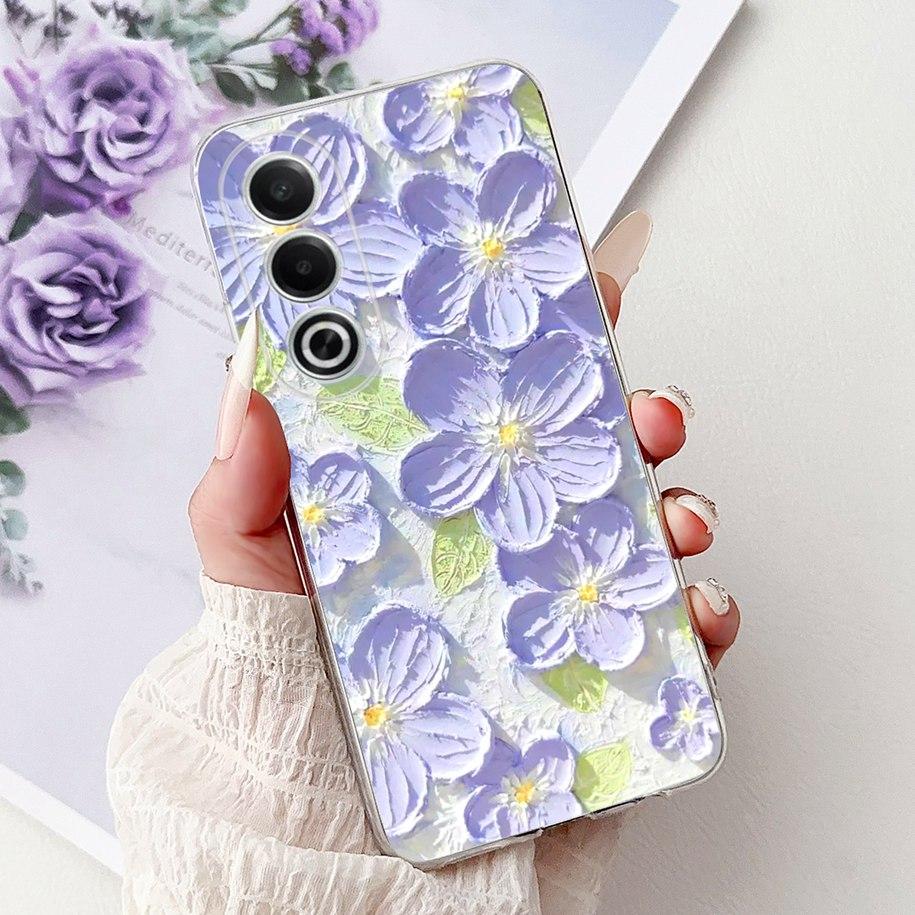 For OPPO K12x A80 Case 2024 New Fashion Love Heart Soft Silicone Back Cover For OPPO A3 Pro 5G CPH2639 A 80 K 12x CPH2667 Bumper