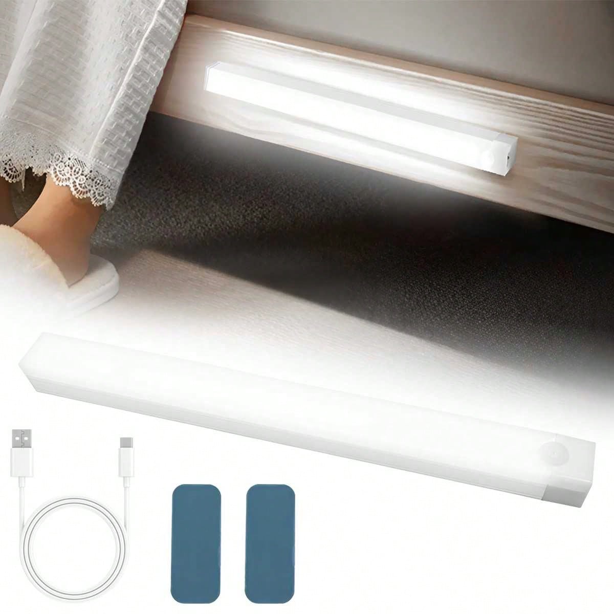 

Rechargeable Magnetic Lighting LED Night Light with Wireless Human Motion Sensor for Home Room Decoration Warm White