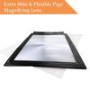 A4 Lenses Large Sheet Magnifier 3X Loupe Science Tool Magnifying Glass  Reading Book