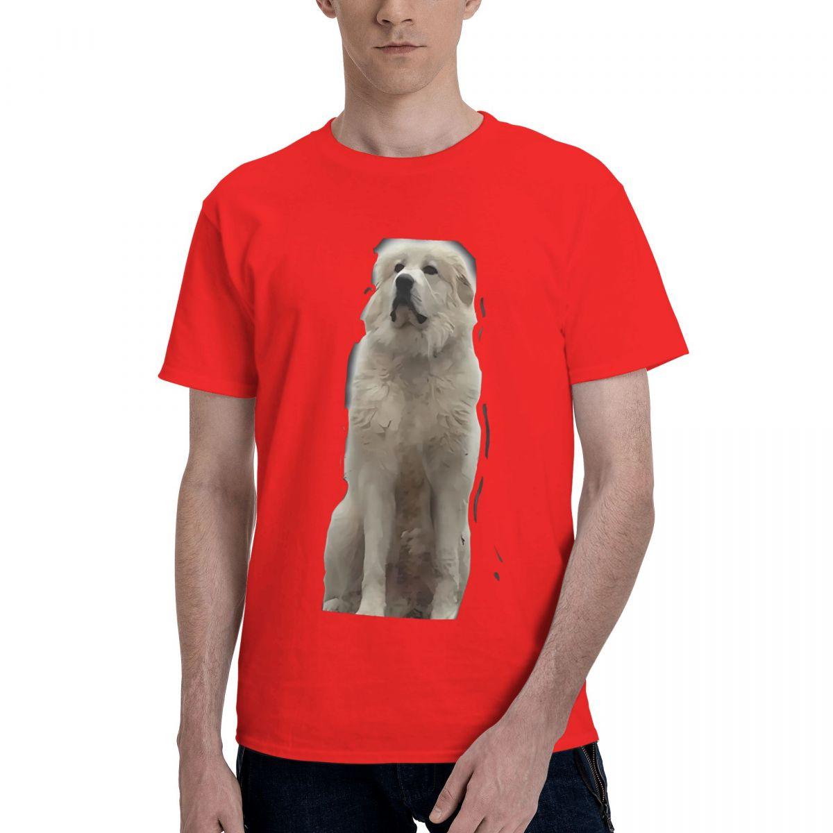 

Great Pyrenees Dog 100 Cotton Casual Breathable Confortable Totoro Mens Designer Clothes Men TShirt S