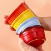 Colorful Soufflé Ceramic Baking Bowl Household Gradual Change Oven Baking Desserts Double Skin Milk Steamed Egg Baking Gu Tableware