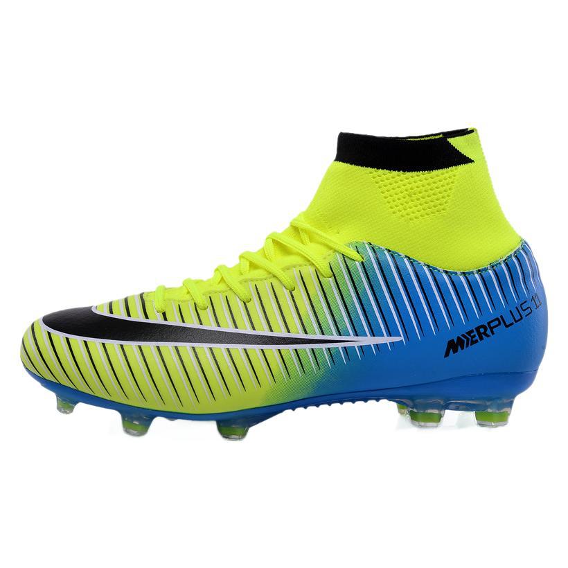 2025 New Product C Luo Assassin Electroplated Adult Youth Football Shoes Boys AG Long Nails TF Broken Nails Student Training Shoes