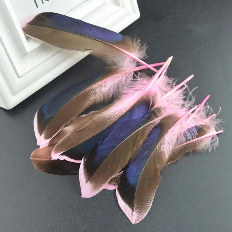 Pene de rață colorate pentru lucrare de ac cu pene naturale Captorul de vise Bricolaj Artizanat Accesorii Artizanat Decorare nuntă