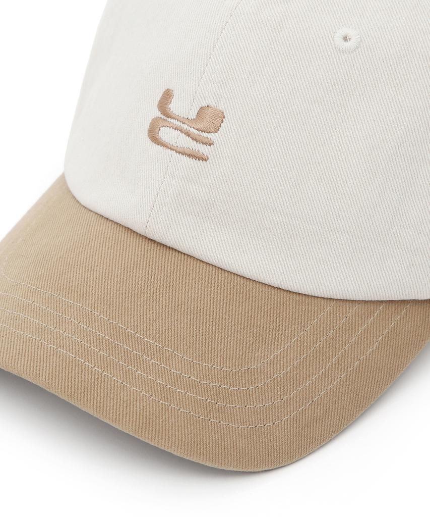 Eondeokeonteulol Four Seasons Cotton Logo Embroidered Basic Soft Top Unisex Ball Cap Uc / Washed B B / Desert Mix