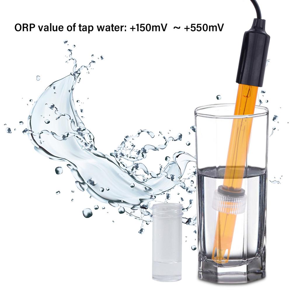 ORP Ersatzsonde Aquarium Hydroponik Labor Elektrode Oxidations-Reduktions-Potenzial Test BNC Q9 Stecker
