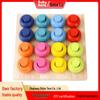 Montessori Rainbow Peg Stacking Toy - Color Sorting & Cognitive Development Tool