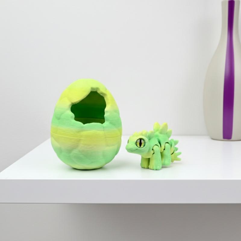 Creative 3D Printed Cracked Dinosaur Eggs Triceratops for Novelty Decoration
