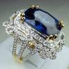 Nuovi gioielli, anello retro stile corte con motivo traforato per donna, anello di lusso moda per pendolari