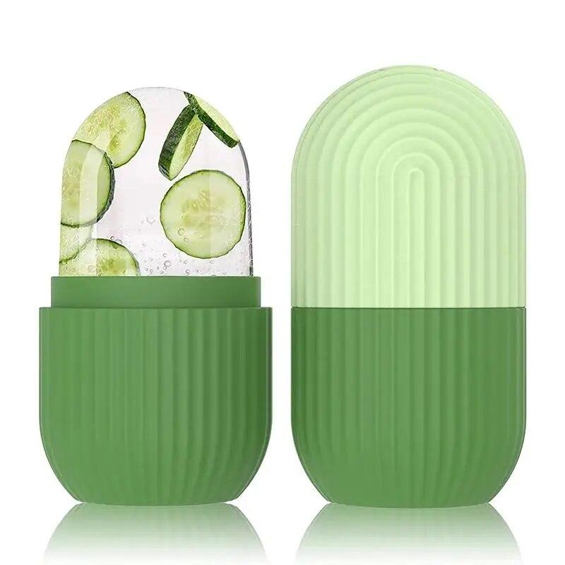 Vaschette per Ghiaccio Beauty Lifting Sfera di Ghiaccio Massaggiatore Viso Contouring Rullo Occhi Trattamento Viso Strumento per la Cura della Pelle