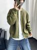 Men's Knit Cardigan - Thickened, Solid Color, Simple, Handsome Winter Sweater Coat