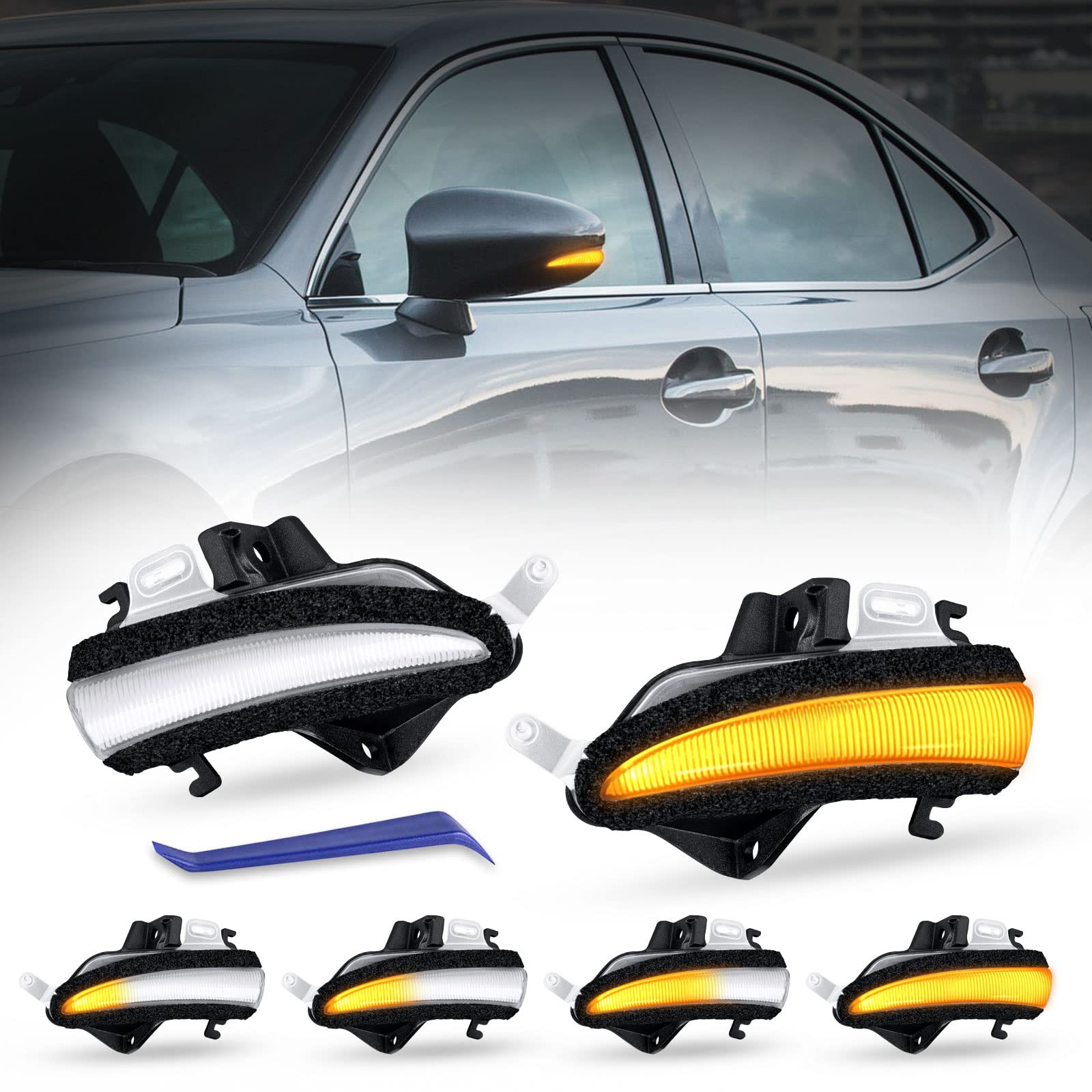 

POPMOTORZ Lexus LS600h Late UVF4 LED Door Mirror Sequential Turn Signal IS350 RC300hIS200t IS250 L