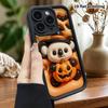 Phone Case: 2D flat, suitable for iPhone 18 17 16 15 14 13Pro protective case, warm orange bubble embossing, perfect Christmas and Halloween holiday g