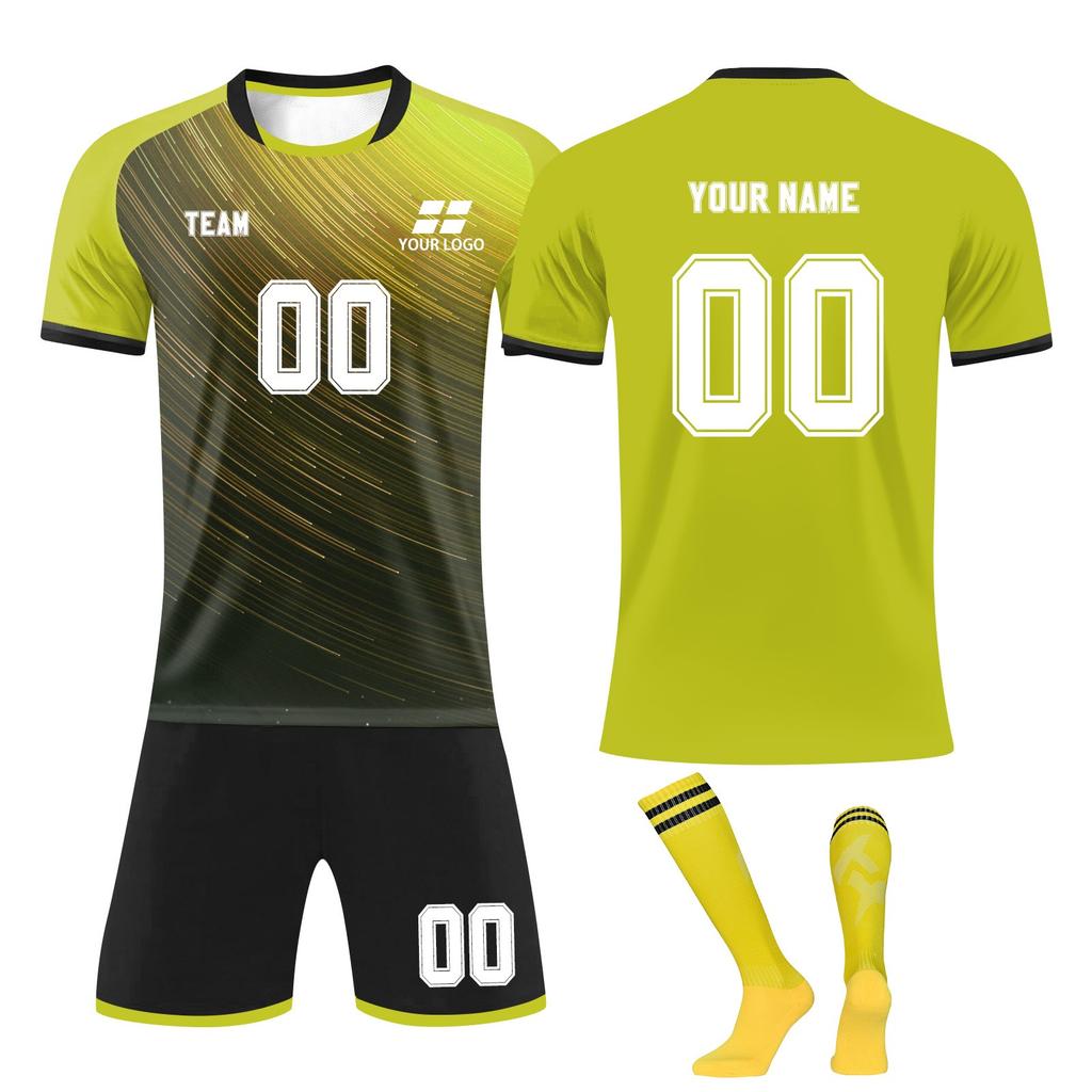 Personalizovaná sada košil Pánská Dívčí s číslem jména Vlastní fotbalové dresy pro chlapce tréninkový oblek