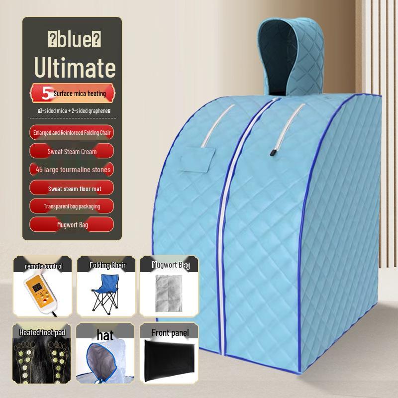 Portable Infrared Sauna Box for One Person - Home Use