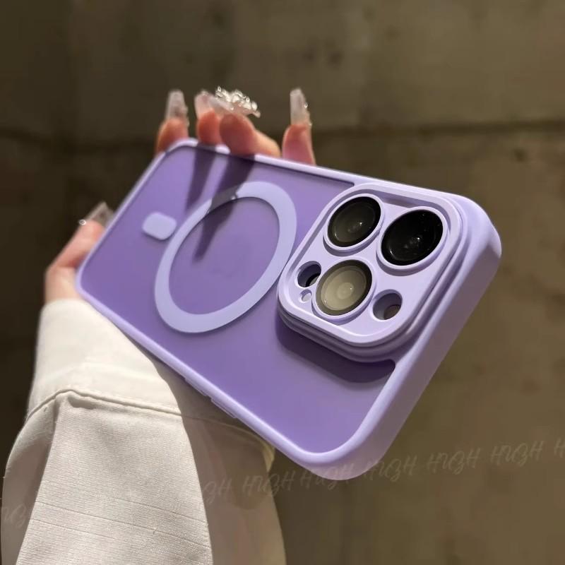 Comes with Lens Film, Skin Matte, Magnetic, Wireless Charging, Suitable for Iphone16promax Mobile Phone Case, Apple 15.
