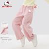 Hellokitty Girls' Fleece-Lined Pants 2025 New Children's Sports Pants Pink Straight-Leg Pants Girls' Casual Pants