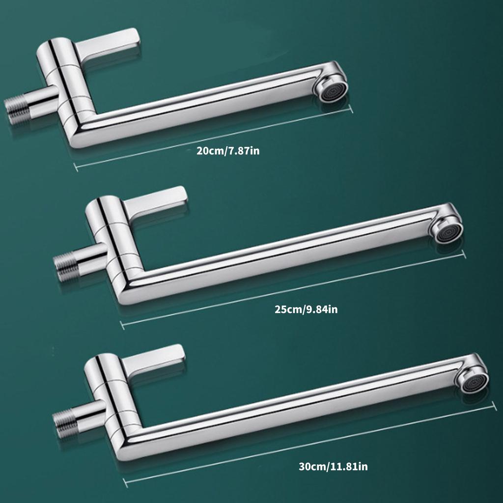 Sturdy Brass Materials Wall Mounted Cold Water Faucet Accessory for Kitchen and Bathroom Use with Extended Designs