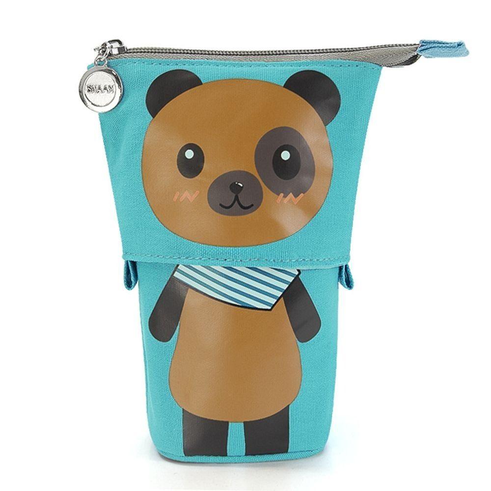 

Canvas Pencil Case Large Capacity Makeup Pouch New Zipper Storage Box School Supplies Style 3
