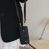 iPhone 17 Case: Lychee Pattern Leather Crossbody Lanyard Card Holder Protective Case for Apple 14 Pro
