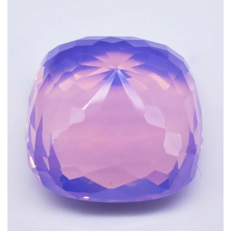 167.50 Ct Natural Ethiopian Pink Welo Opal Cushion Cut Loose Gemstone